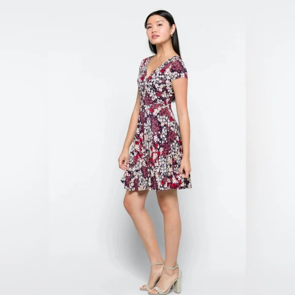 knit dress with split Warm Welcome Collared Split-Neck Mini Sweater Dress Sand / S main image 1